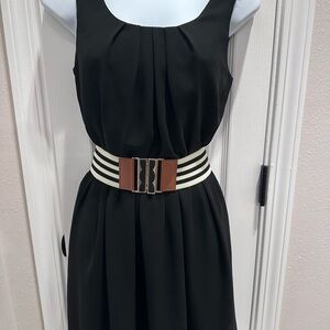BCX Dress Black Satin Blend Dress